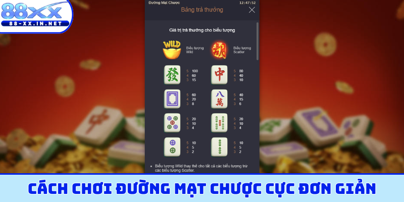 Cách chơi Đường Mạt Chược cực đơn giản