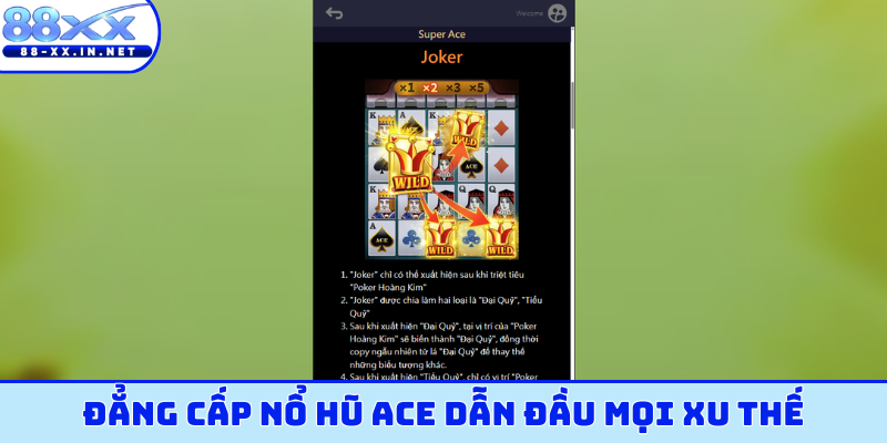 Đẳng cấp nổ hũ ACE dẫn đầu mọi xu thế